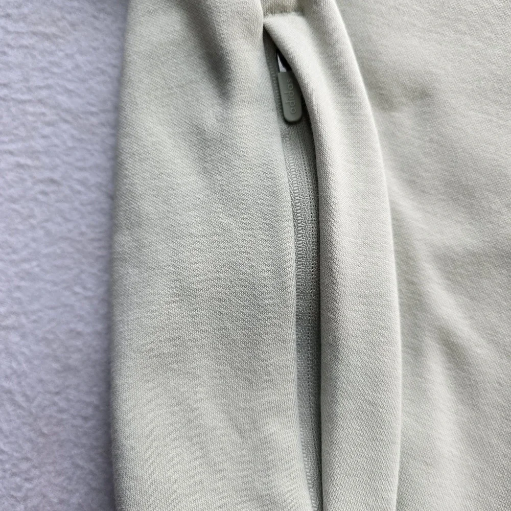 adidas Basketball One Fleece Track Jacket M Halo‎ Green Oversized Boxy IJ0943